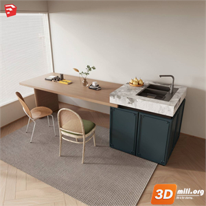 Kitchen island Skp Files